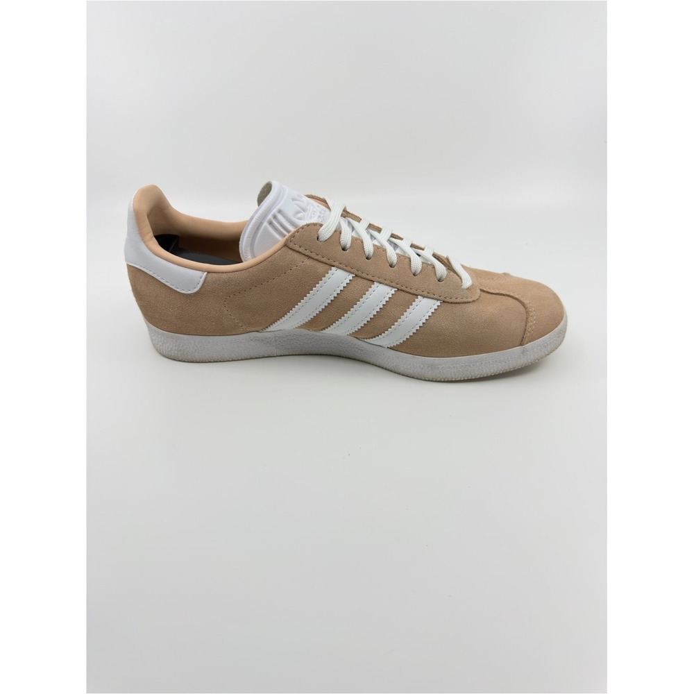Adidas Gazelle Sneakers Womens 7.5 Tan  Suede Low Top Lace Up - Picture 4 of 11